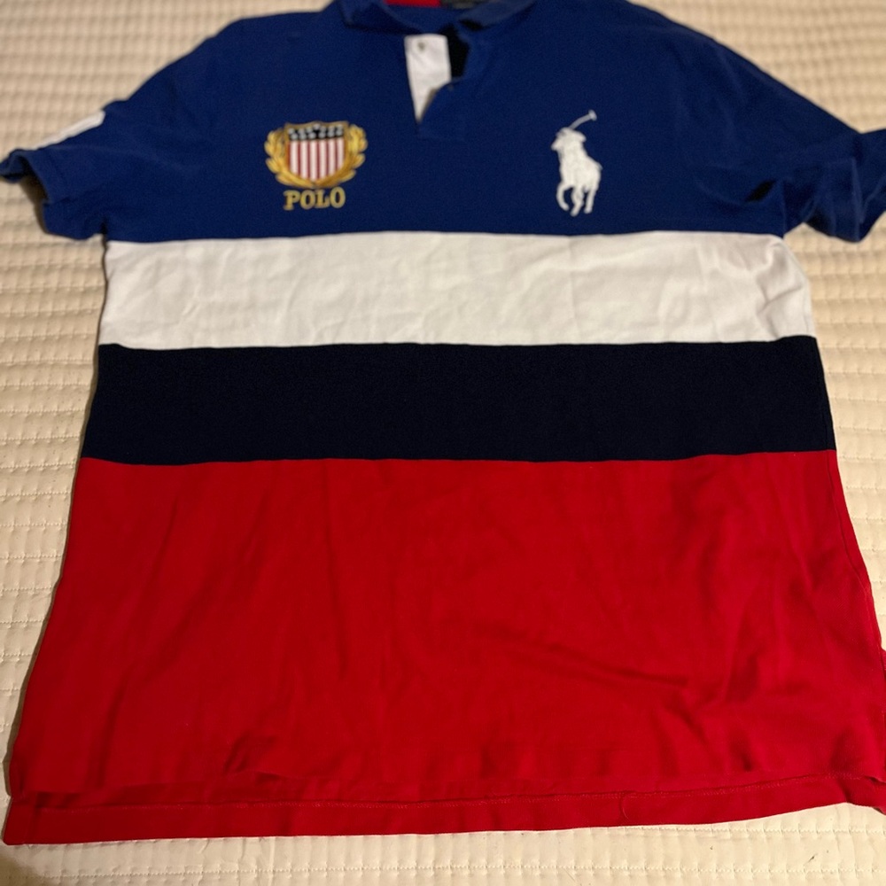 Ralph Lauren Tricolor Polo Shirt